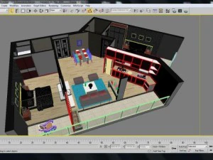 detailed house interior 5 3D Model