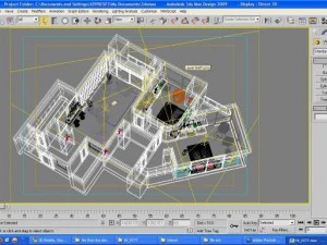 detailed house interior 3 3D Model