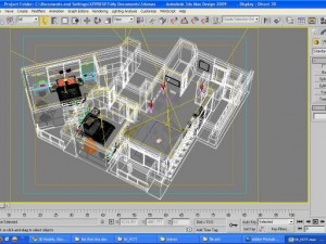 detailed house interior 3 Modelo 3D