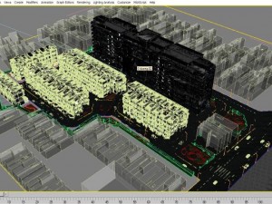 detailed cityscape 3Dモデル