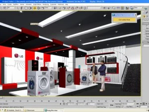 appliance store  conference room 3D Model