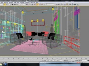 model living room 3D मॉडल