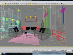 model living room 3D Model