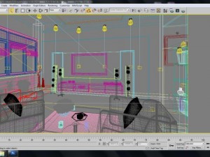 model living room 3D मॉडल