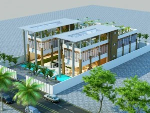 modern restaurant 3D Model