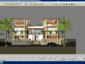 modern restaurant Model 3D
