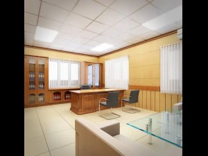 detailed office building interior scenes 3D Model