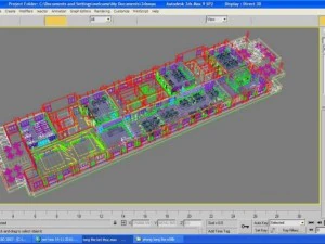 detailed office building interior scenes 3D Model