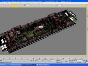 detailed office building interior scenes 3Dモデル