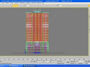 detailed high rise building 3D Model