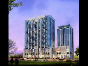 detailed tall city buildings 3D Модель