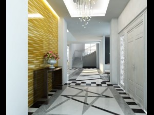 detail luxury modern interior house Modello 3D