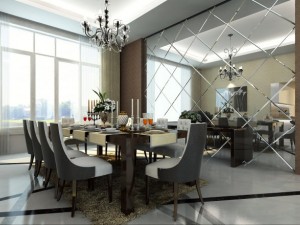 detail luxury modern interior house Modello 3D