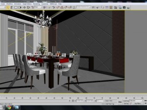 detail luxury modern interior house Modello 3D