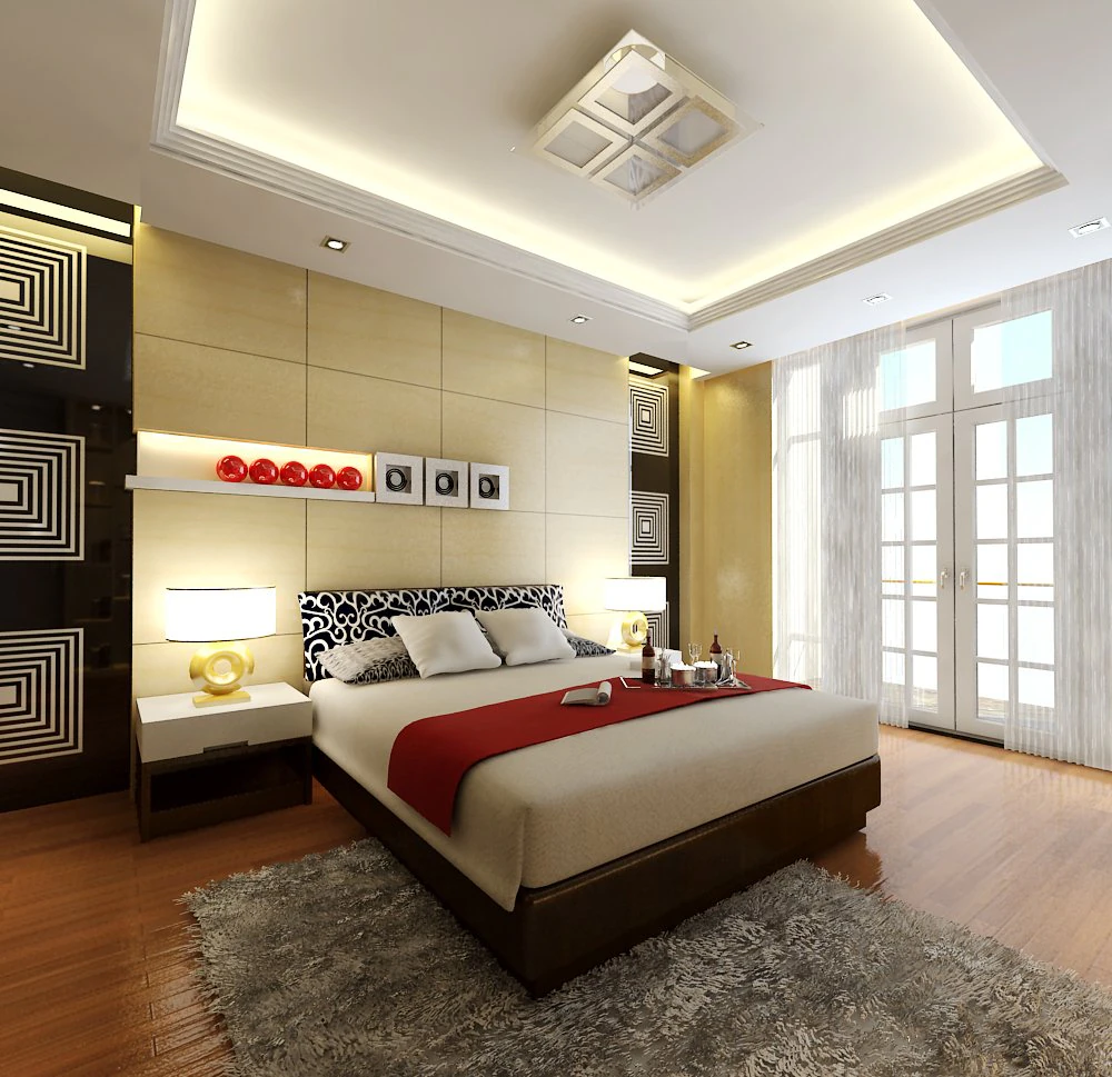 photoreal apartment or hotel suite b2c07 3D Model .c4d .max .obj .3ds .fbx .stl .blend 