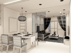detailed interior apartment 3D Model