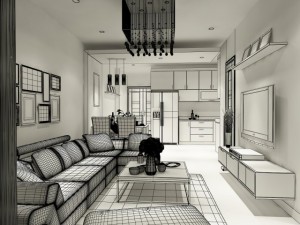 detailed house cutaway 6 Modelo 3D