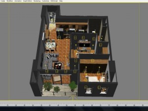 detailed house cutaway 6 Modelo 3D