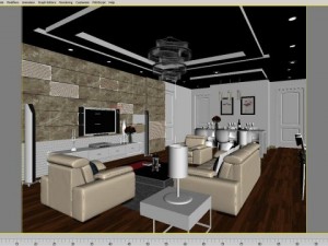 detailed house cutaway Model 3D