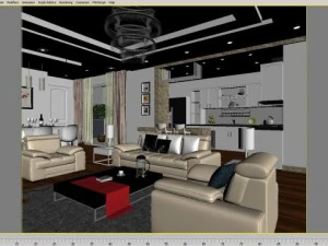 detailed house cutaway 3D Model