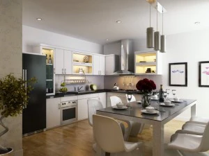 detailed house cutaway view 4 3D Model