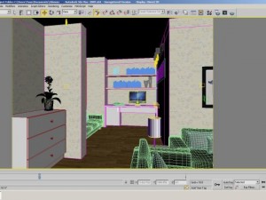 detailed house cutaway view 4 3D Model