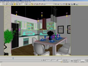 detailed house cutaway view 4 3D Model