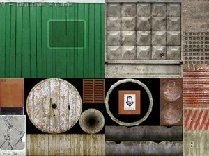 industrial elements 3D Model