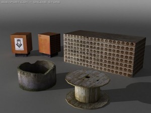 industrial elements 3Dモデル
