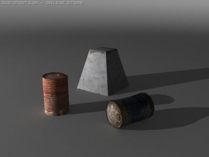 industrial elements 3Dモデル