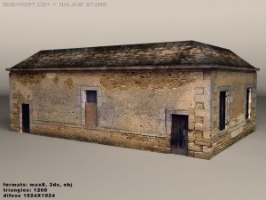 shed Model 3D