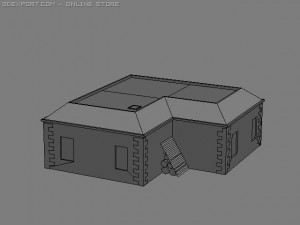 shed 3D 모델