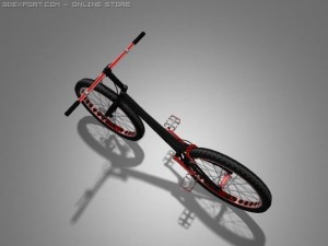 trial bicycle 3D Model
