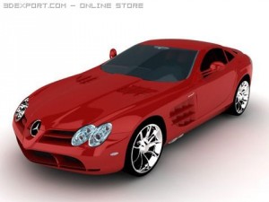 mercedes mclaren slr 3D Model