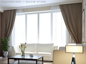 living room 019 3D Model