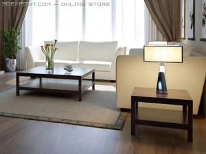 living room 019 3D Model