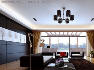 living room 02 Modelo 3D