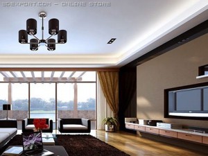 living room 02 Modelo 3D