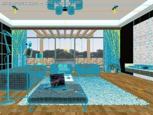 living room 02 Modelo 3D