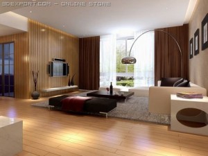 living room 016 3D 모델