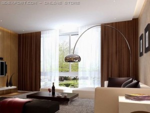living room 016 Modèle 3D