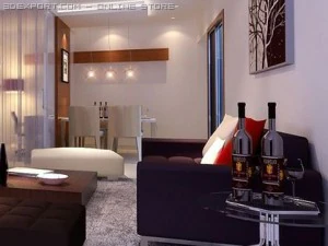 living room 015 3D Model