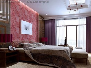 bedroom 001 3D 模型