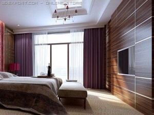 bedroom 001 3D Model