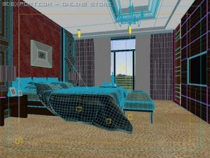 bedroom 001 3D Model
