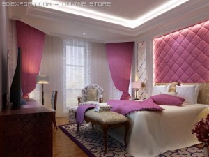 bedroom 017 3D Model