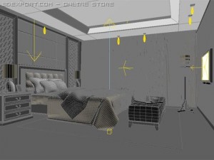 bedroom 012 3D-Modell