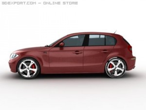 bmw 1 Modèle 3D