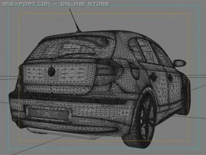 bmw 1 3D Model