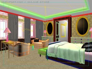 bedroom 0017 3D Модель